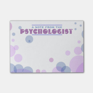 Psykologen bubblar design som Posta-det noterar Post-it Block