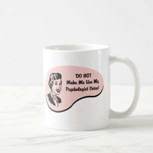 Psykologen uttrycker kaffemugg