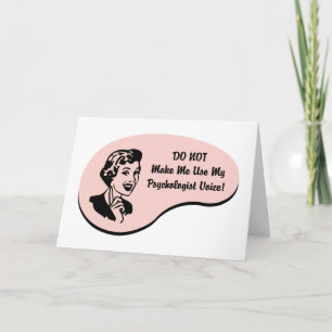 Psykologen uttrycker kort