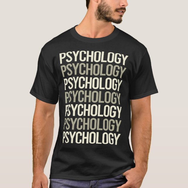Psykologen vit text t shirt (Framsida)