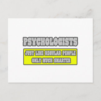 Psykologer...mycket smartare vykort