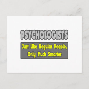 Psykologer...Smarter Vykort