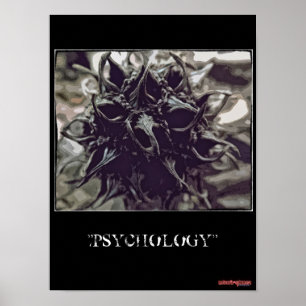Psykologi - affischtryck poster