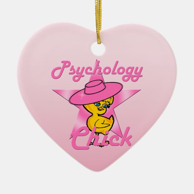 Psykologi-Chick nr 8 Julgransprydnad Keramik (Framsidan)
