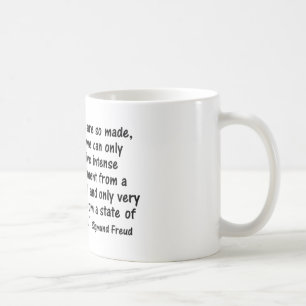 Psykologi citerar "oss är så gjort… ", kaffemugg