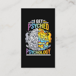 Psykologi för Psychology Major Psychiatrist Stude Visitkort