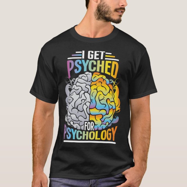 Psykologi för Psychology Major Psychiatrist Studen T Shirt (Framsida)