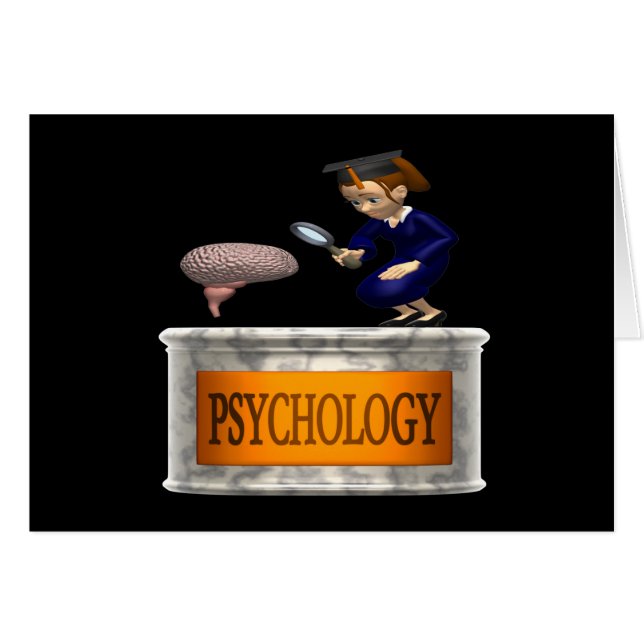 Psykologi Hälsningskort (Framsidan Horizontal)