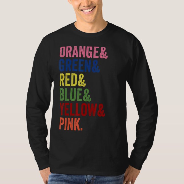 Psykologi Humor Stroop Interference Färg Test Ps T Shirt (Framsida)