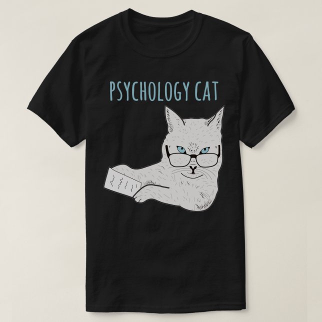 Psykologi Kat T Shirt (Design framsida)