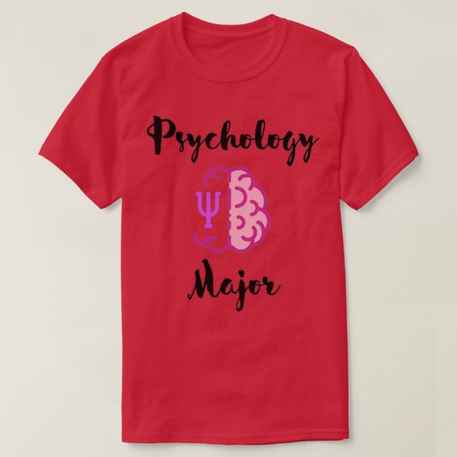 Psykologi Major 1 T Shirt (Design framsida)