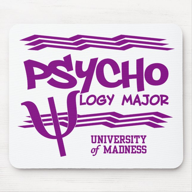 Psykologi Major mousepad Musmatta (Framsidan)