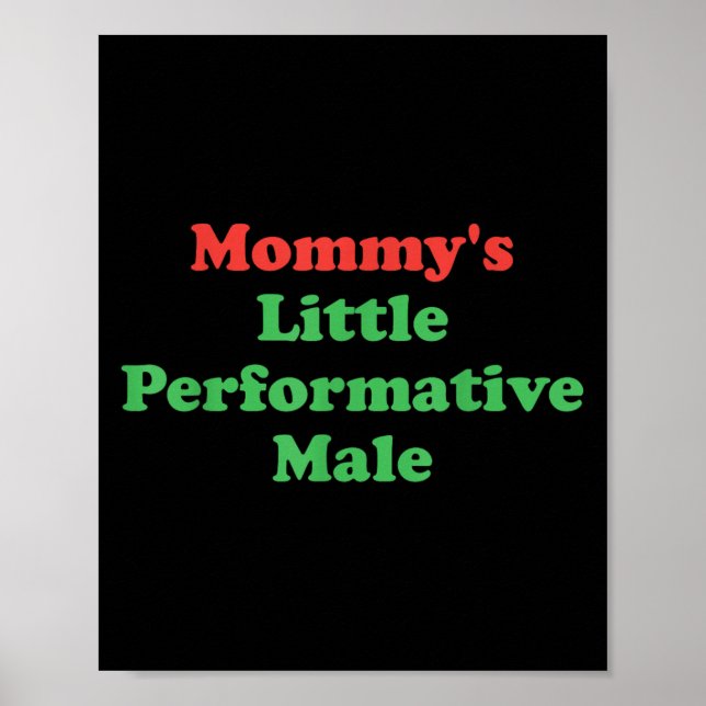 Psykologi, Mamma, Mamma Little, Performative Mal Poster (Framsidan)