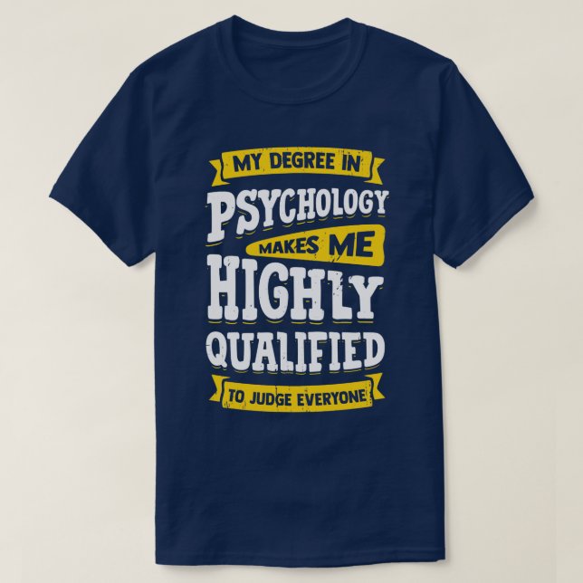 Psykologi Psycholog Gift T Shirt (Design framsida)