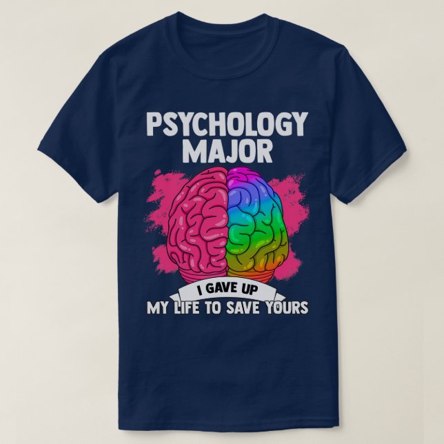 Psykologi Psykolog Therapist Gift Psyche 14 T Shirt (Design framsida)