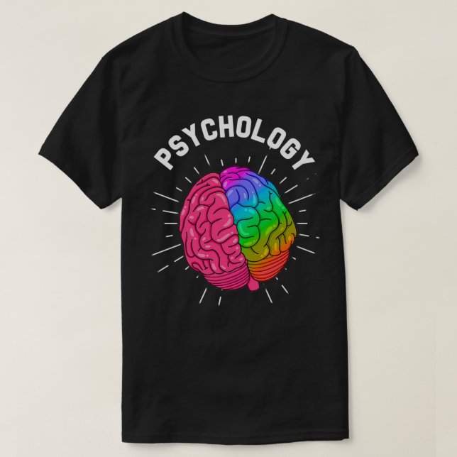Psykologi Psykolog Therapist Gift Psyche 7 T Shirt (Design framsida)