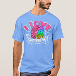 Psykologi Psykolog Therapist I Kärlek Psyche 2 T Shirt