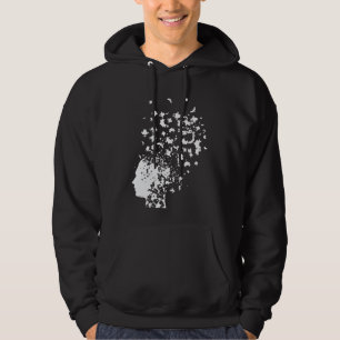 Psykologi Rorschach Card Mind Inkblot test Hoodie