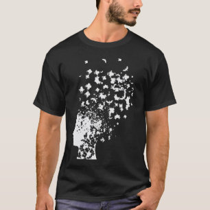 Psykologi Rorschach Card Mind Inkblot test T Shirt