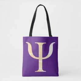 Psykologi Science Symbol Lila Tote Bag Tygkasse