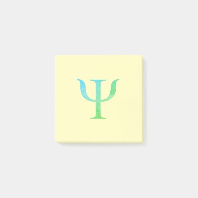 Psykologi Science Symbol Post-it Notes (Framsida)