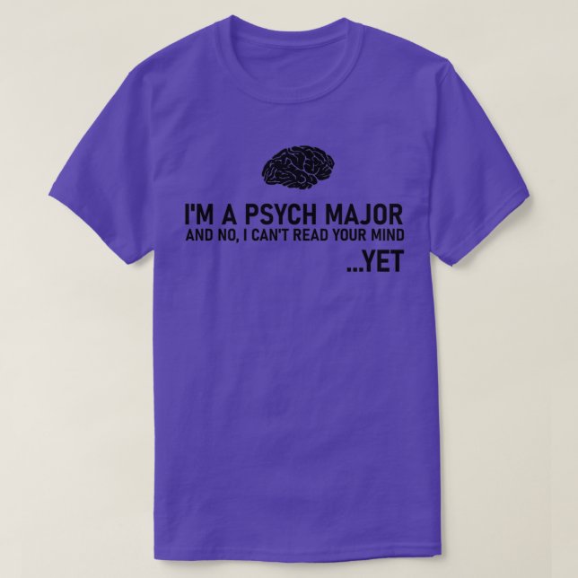 Psykologi student-presentpsykologen psykiatriker t shirt (Design framsida)