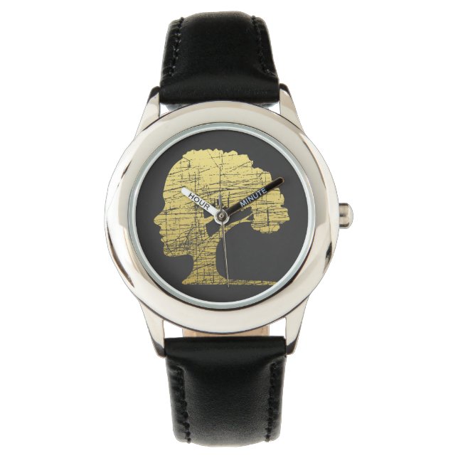 Psykologi Träd Unik symbol Miljöfilosofi Armbandsur (Framsida)