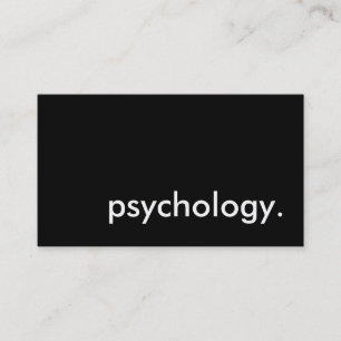 psykologi. visitkort