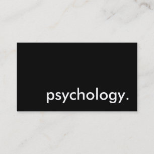 psykologi. visitkort
