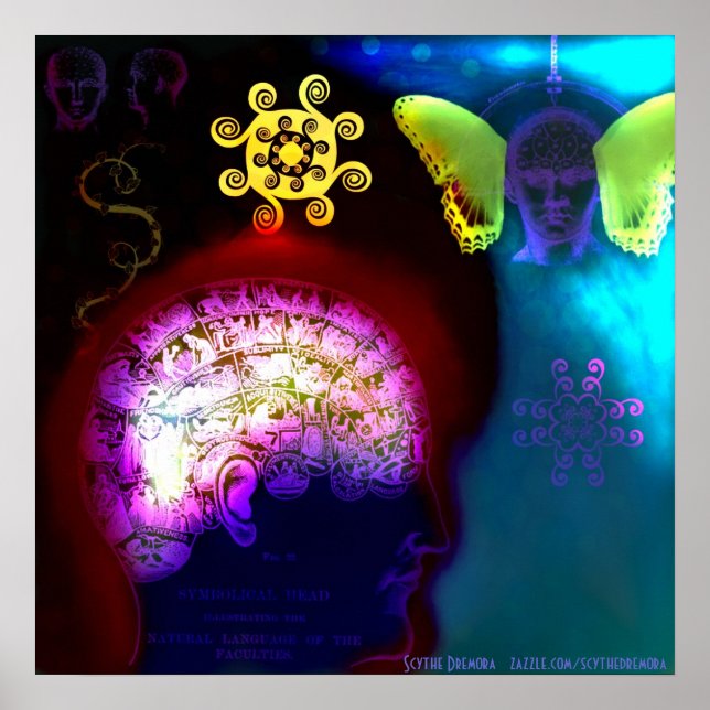 Psykologi Vs Spirituality Poster (Framsidan)