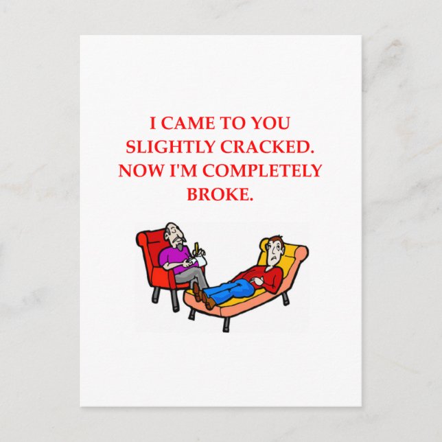 psykologi vykort (Framsida)