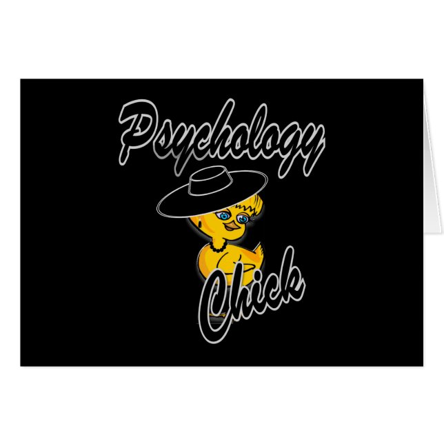 Psykologichick #4 hälsningskort (Framsidan Horizontal)