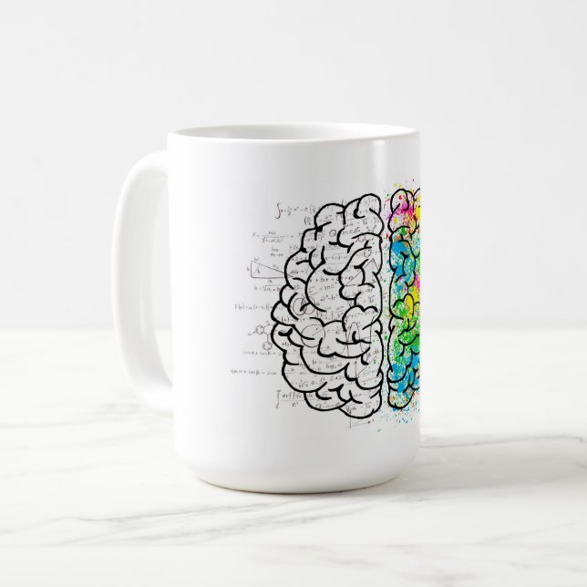 Psykologiidé om teckning kaffemugg (Framsida vänster)