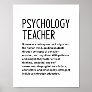 Psykologilärare Poster