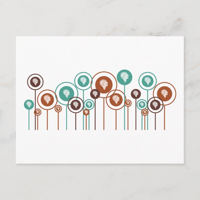 Psykologiska Daisy Vykort (Framsida)