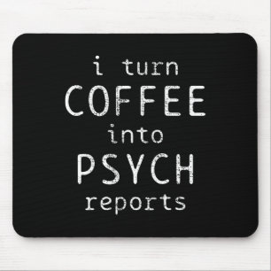 Psykologiska Kaffe-psykolograpporter om psykologer Musmatta