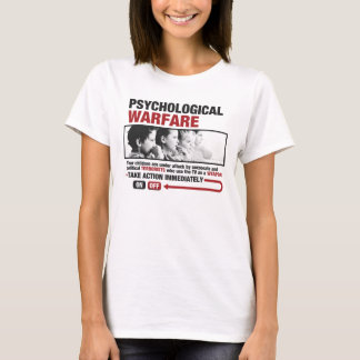 Psykologiska krigkvinna T-tröja Tee Shirt
