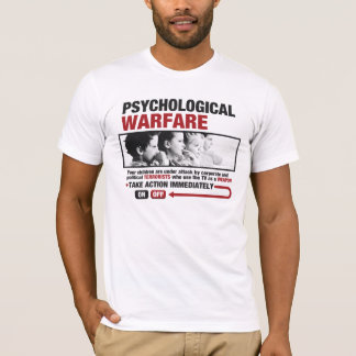 Psykologiska krigmanar T-tröja Tee