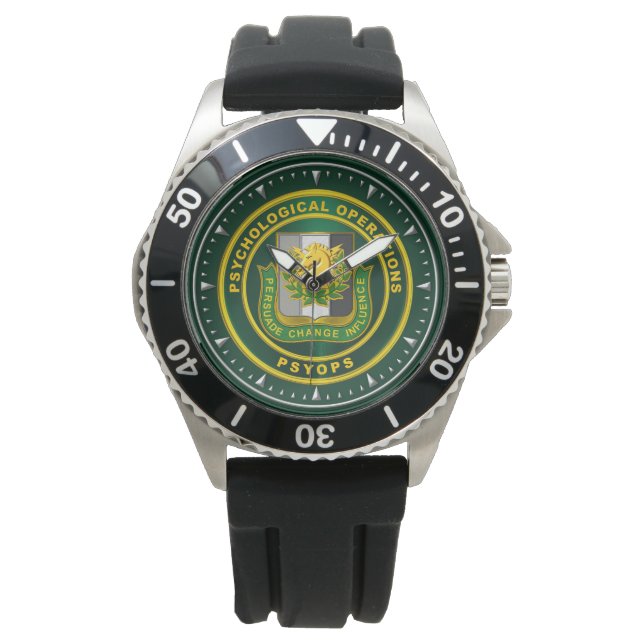 Psykologiska operationer PSYOPS Armbandsur (Framsida)