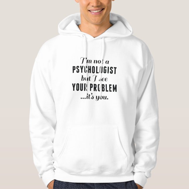 Psykologproblem Hoodie (Framsida)