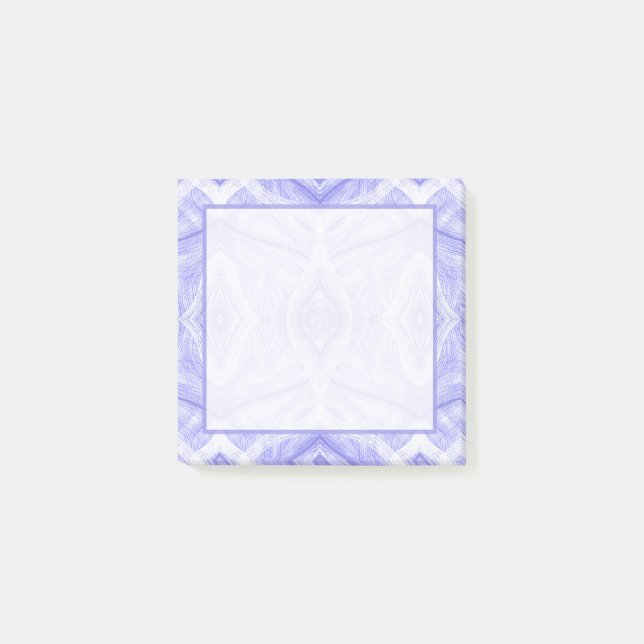 Psykomachia Lila Abstrakt Akvarellkonst Post-it Block (Framsida)