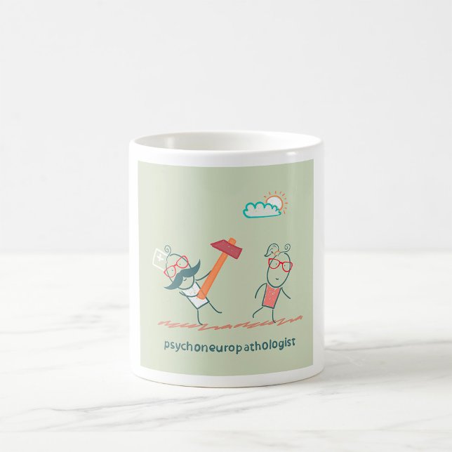 Psykoneuropatolog Doktor och patient Kaffemugg (Skapare uppladdad)