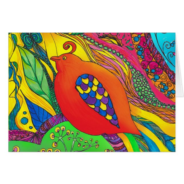 Psykopat-Delic Dan Hälsningskort (Framsidan Horizontal)