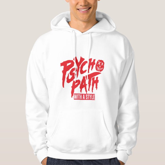 Psykopath med hoddjur från stil hoodie (Framsida)