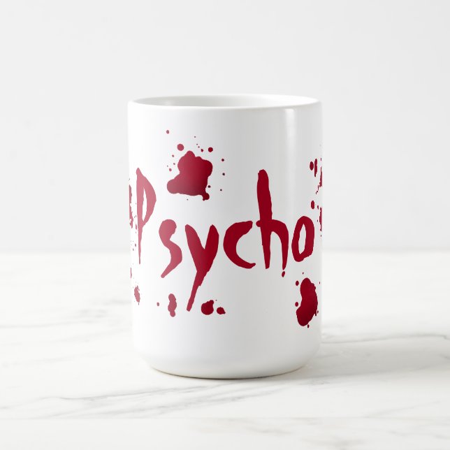 Psykopatsinnessjukdom Halloween Kaffemugg (Center)