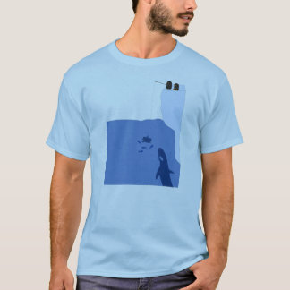 Psykotiskt pingvinfiske tee shirt