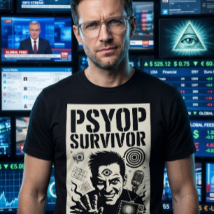Psyop-överlevare Irak Iran massförstörelsevapen pr T Shirt