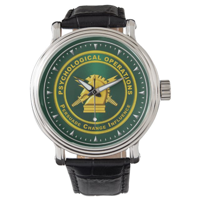 PSYOPS Psykologiska operationer Armbandsur (Framsida)