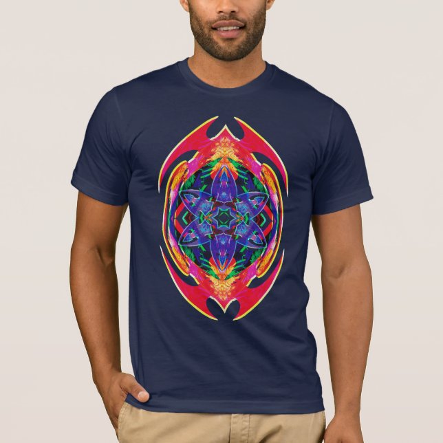 Psyskarp Shapez Shirt Tee Shirt (Framsida)