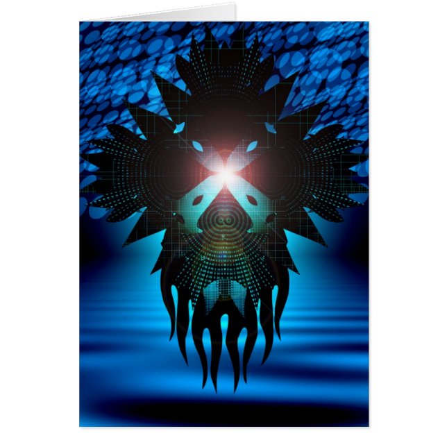 PsySquidelic-kort Hälsningskort (Framsidan)